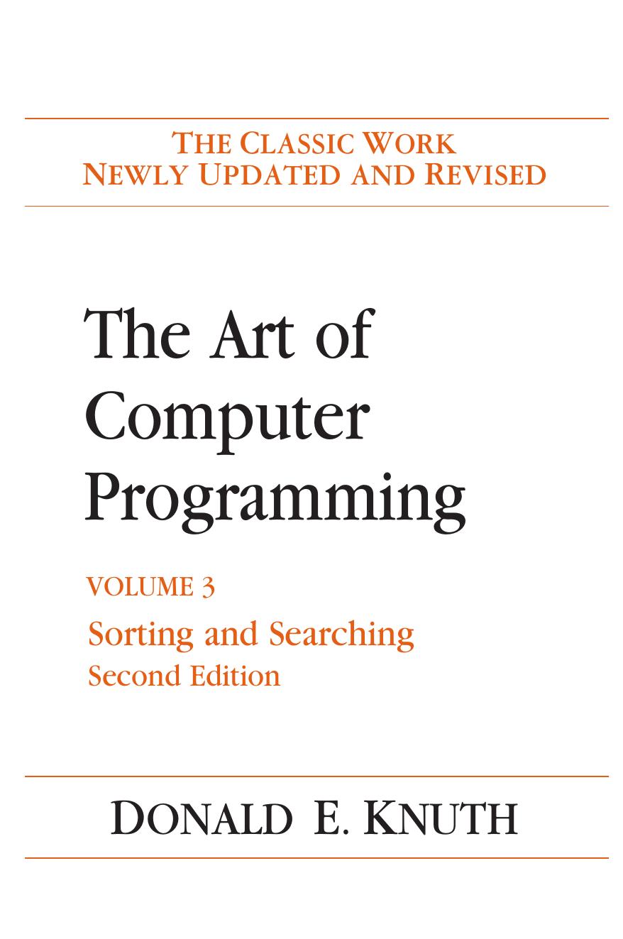 Sorting and Searching