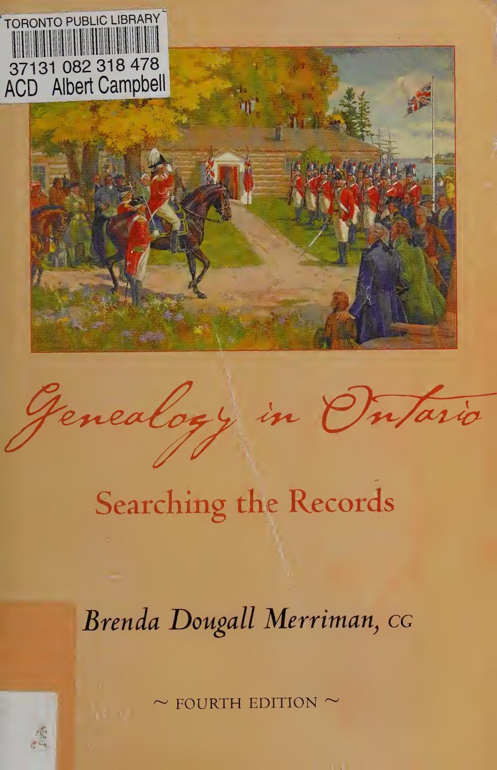 Genealogy in Ontario: Searching the Records