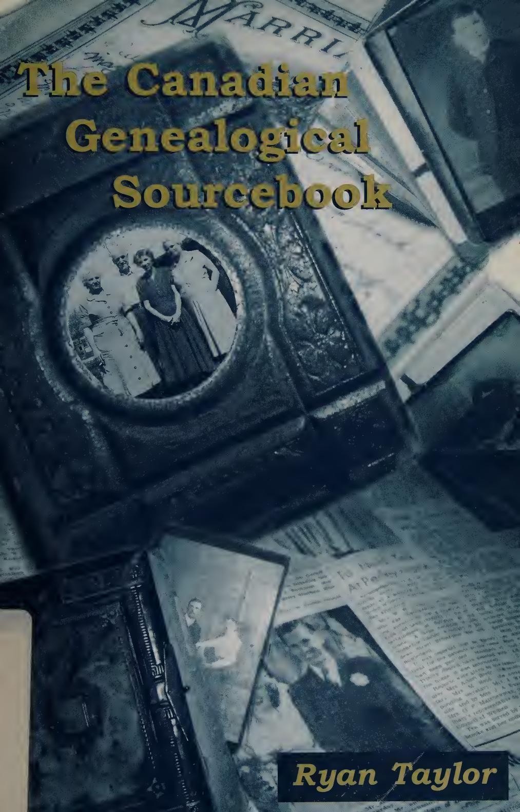 The Canadian Genealogical Sourcebook