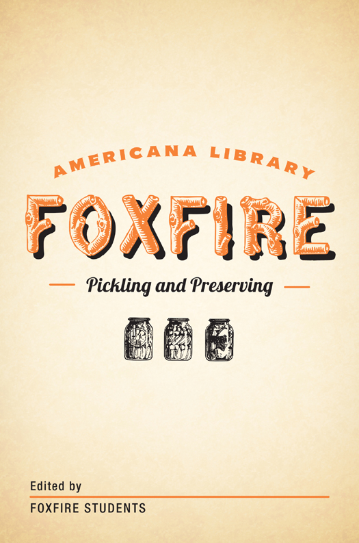 Pickling and Preserving