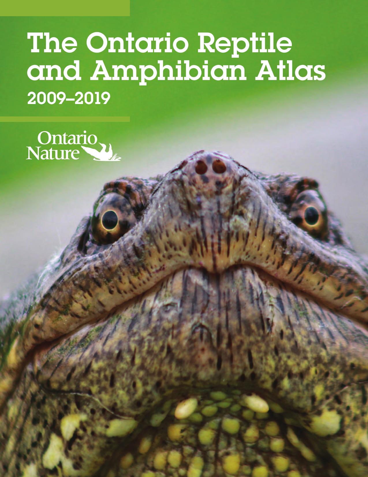 Ontario Reptile and Amphibian Atlas Publication