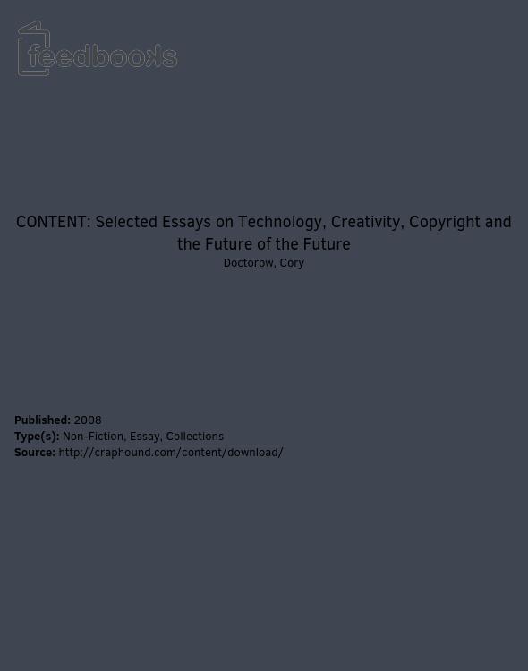Selected Essays